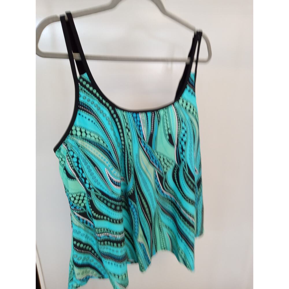 Meet.Curve Brand Tankini Top Only Sz 4X *NEW with TAGS*  0321